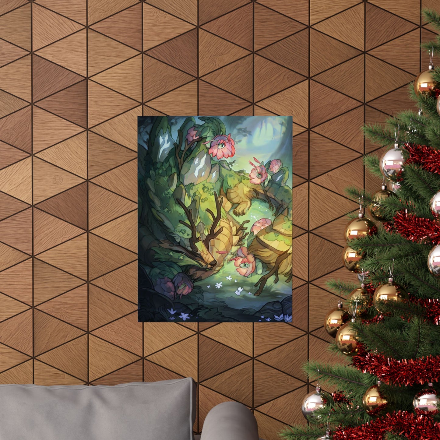 Sleeping Taburúún Matte Vertical Poster