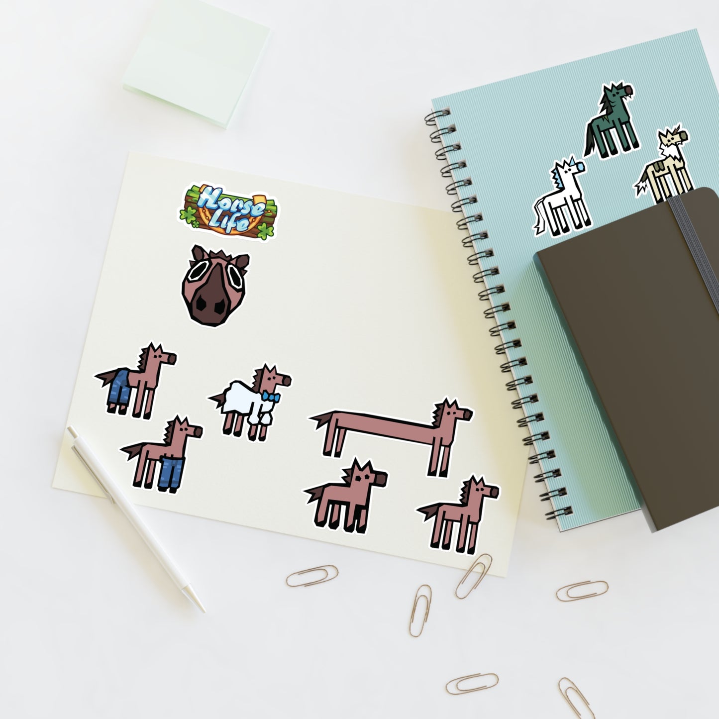 Horse Life Anniversary Stickers
