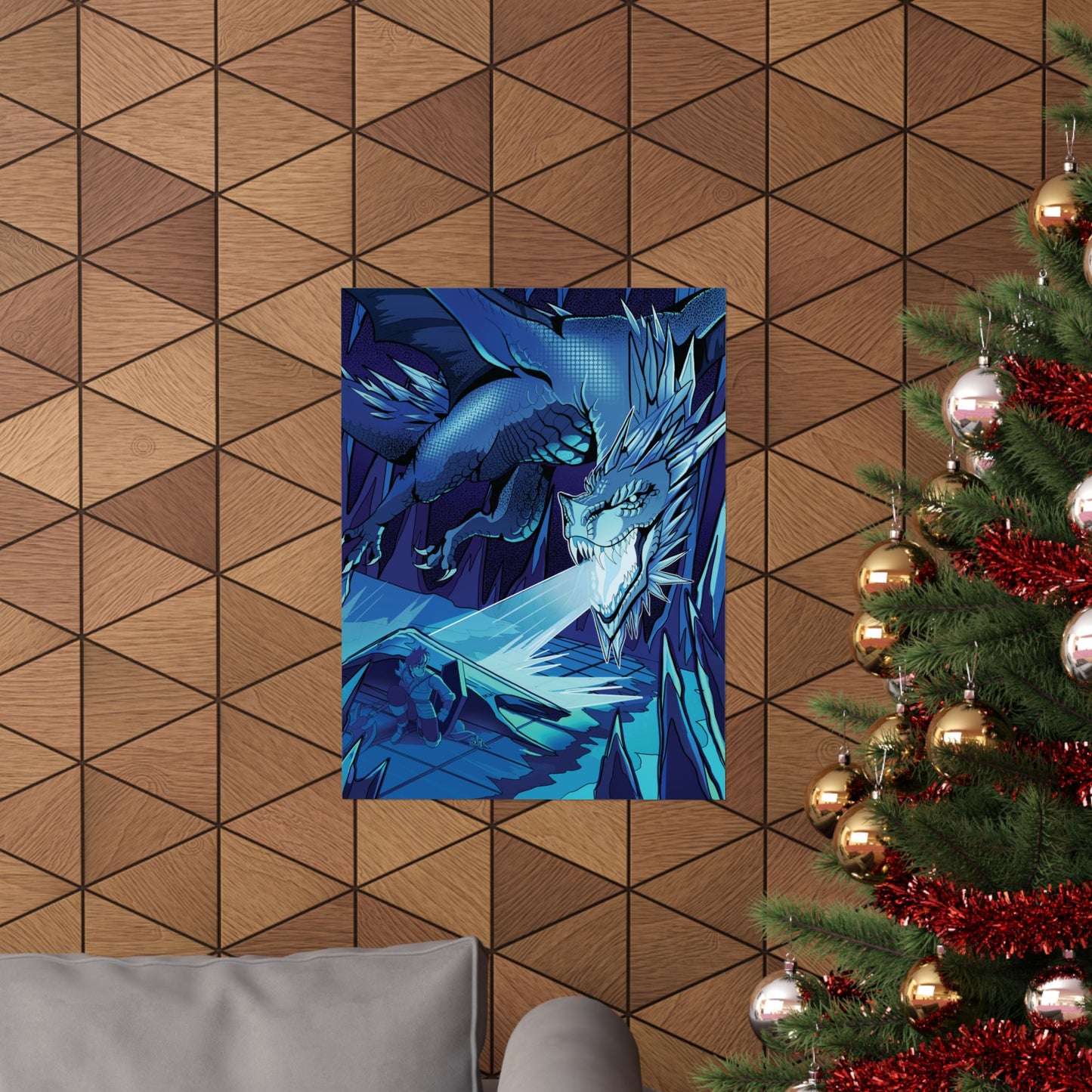 Winterfall Matte Poster