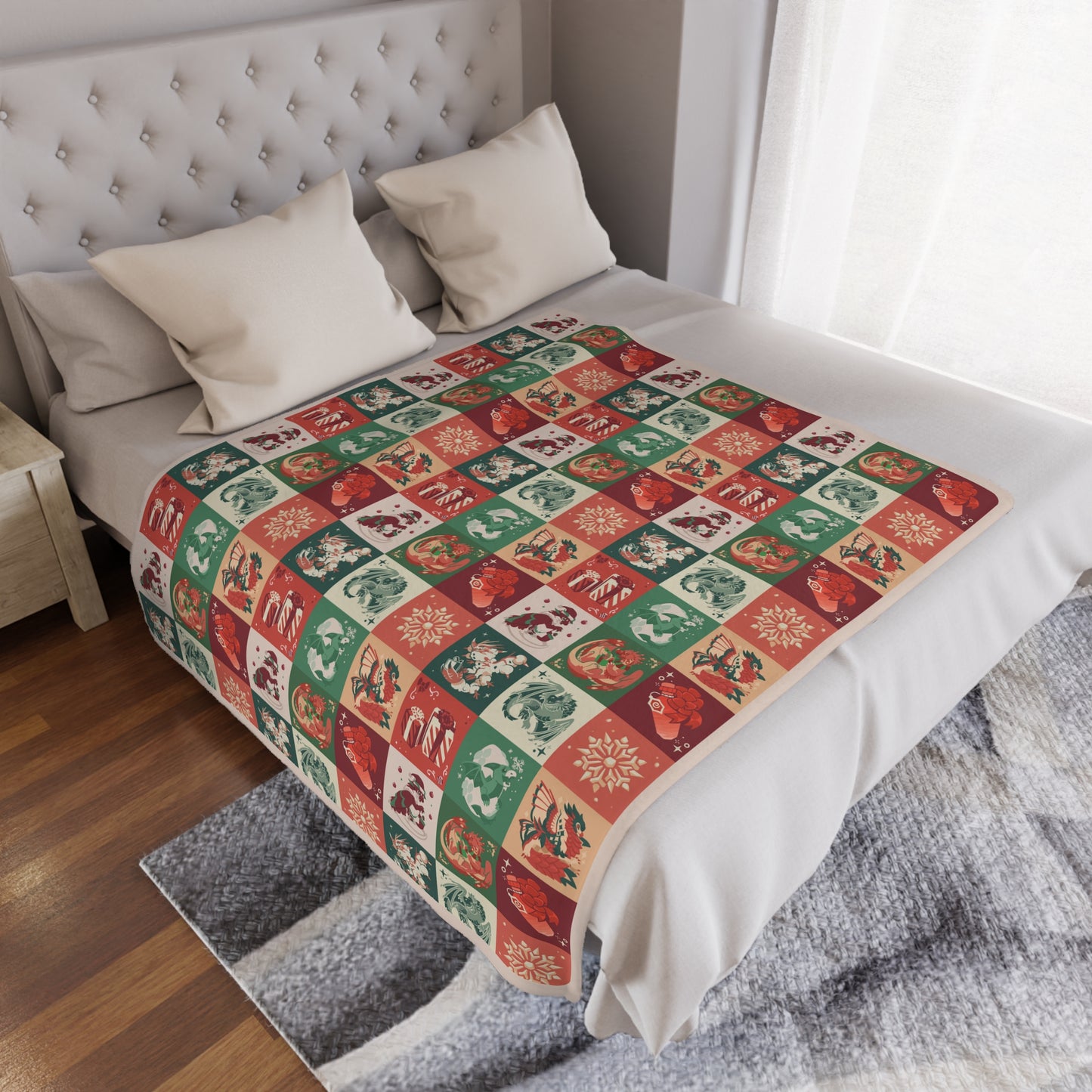 Dragon Adventures Holiday Blanket