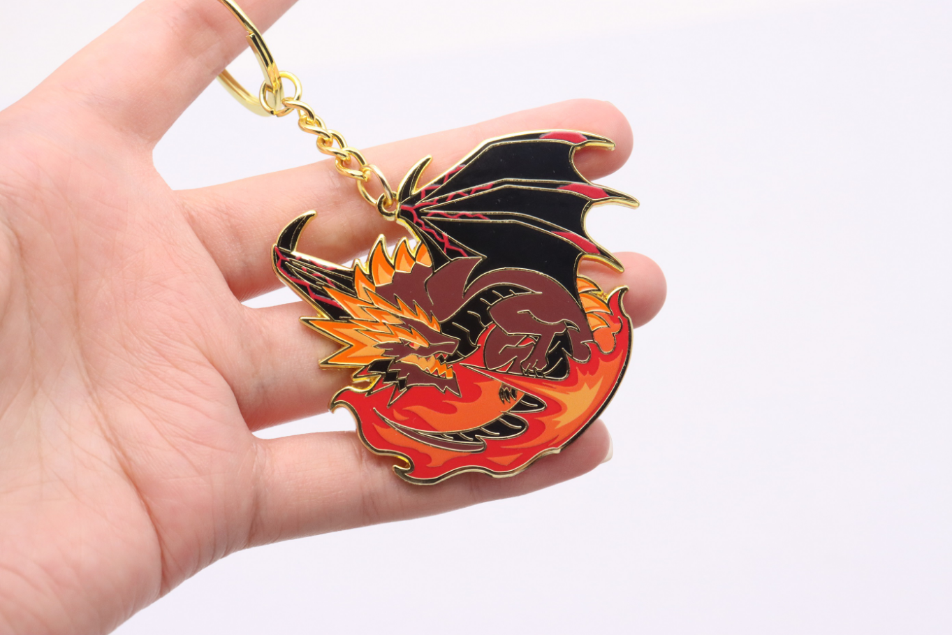 Ignis Enamel Keychain