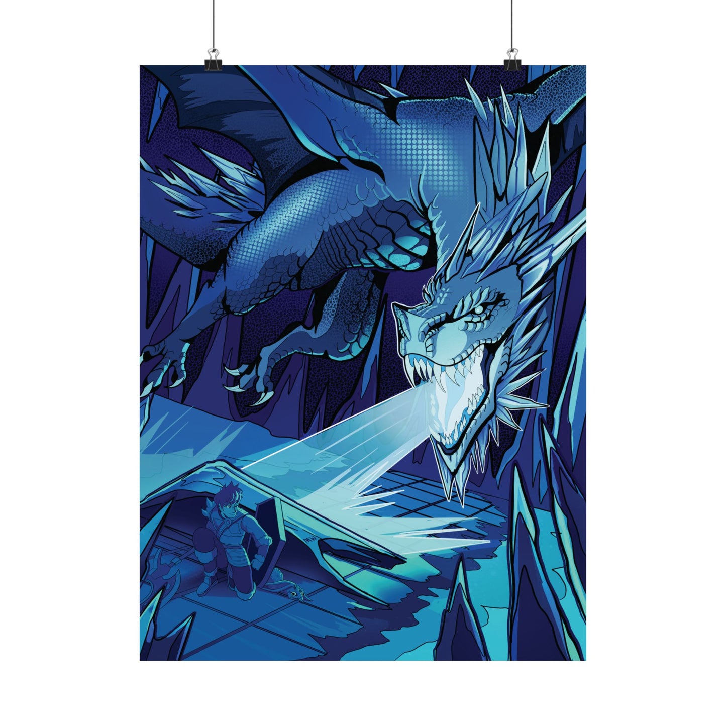 Winterfall Matte Poster