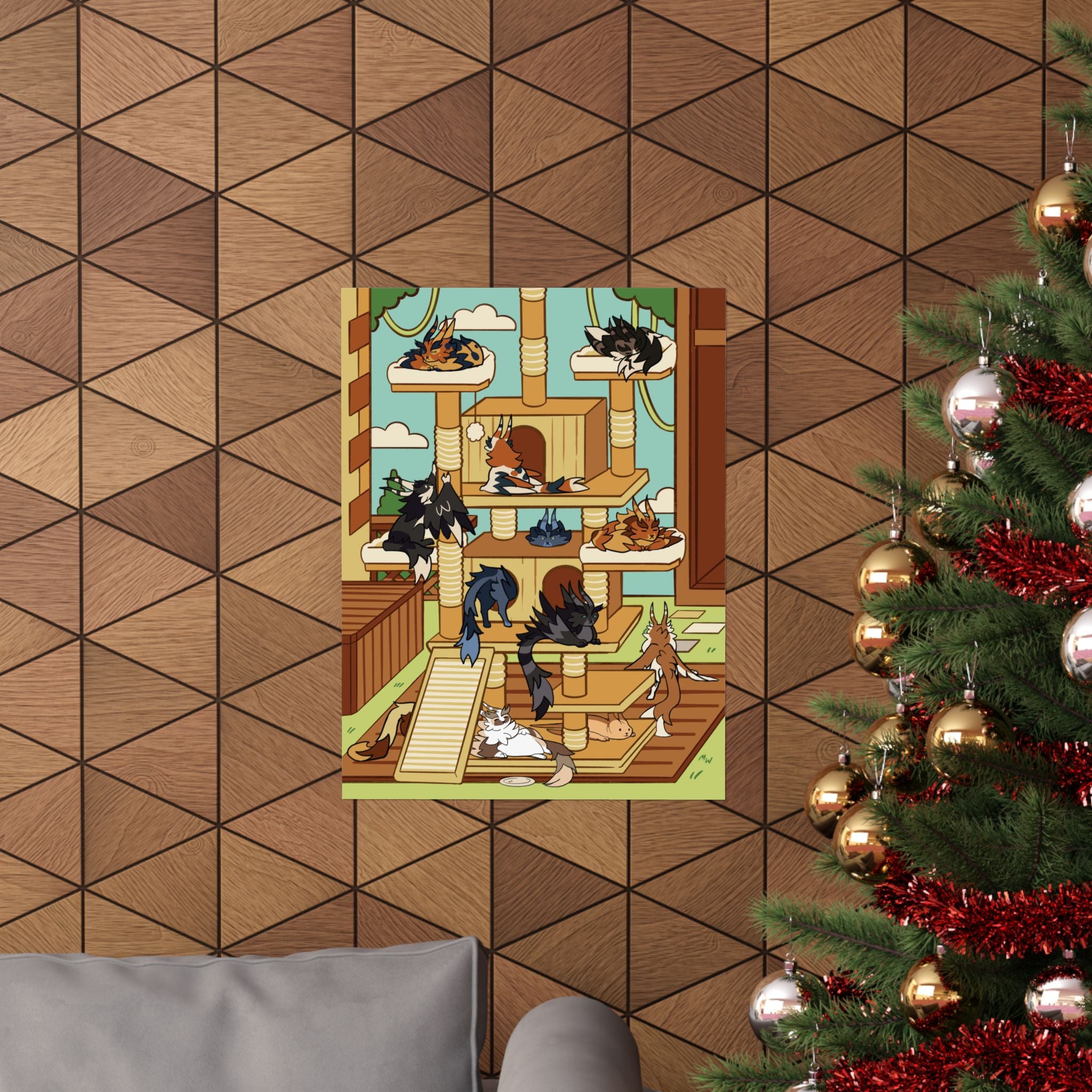 ABE 　マットポスター　ダークカモ Moixaura Matte Poster – Twin Atlas Official Store