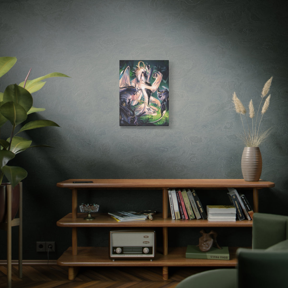 Angelic Warden Matte Canvas