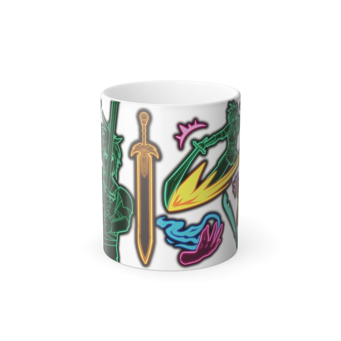 Neon Warriors Color Morphing Mug