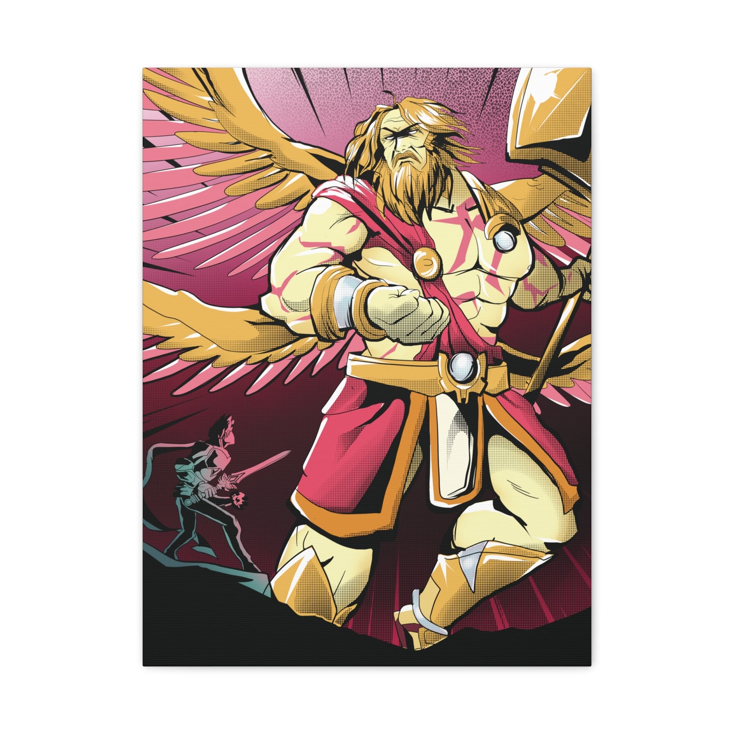 Cupid Boss Canvas Wall Art
