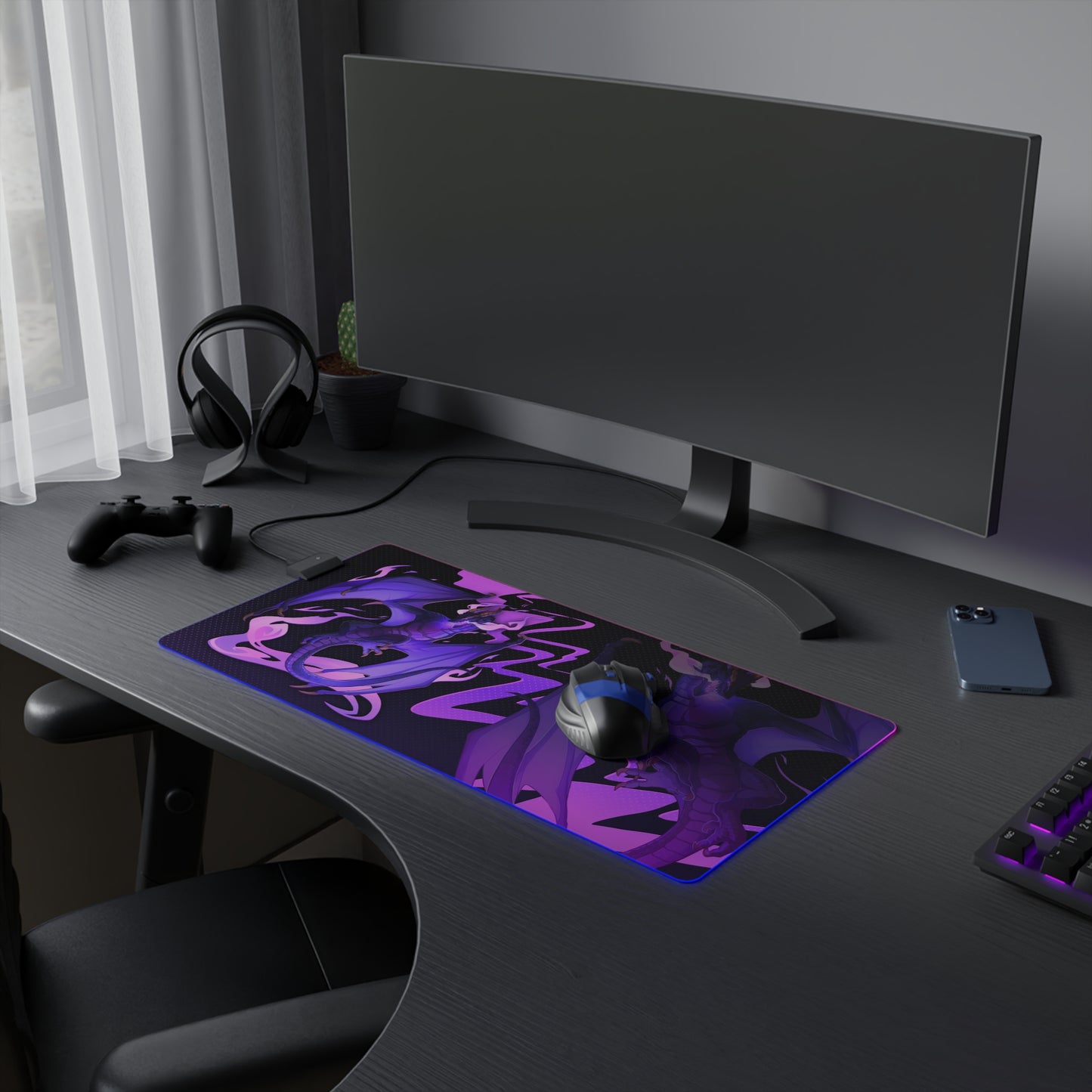 Vane LED Gaming Mouse Pad