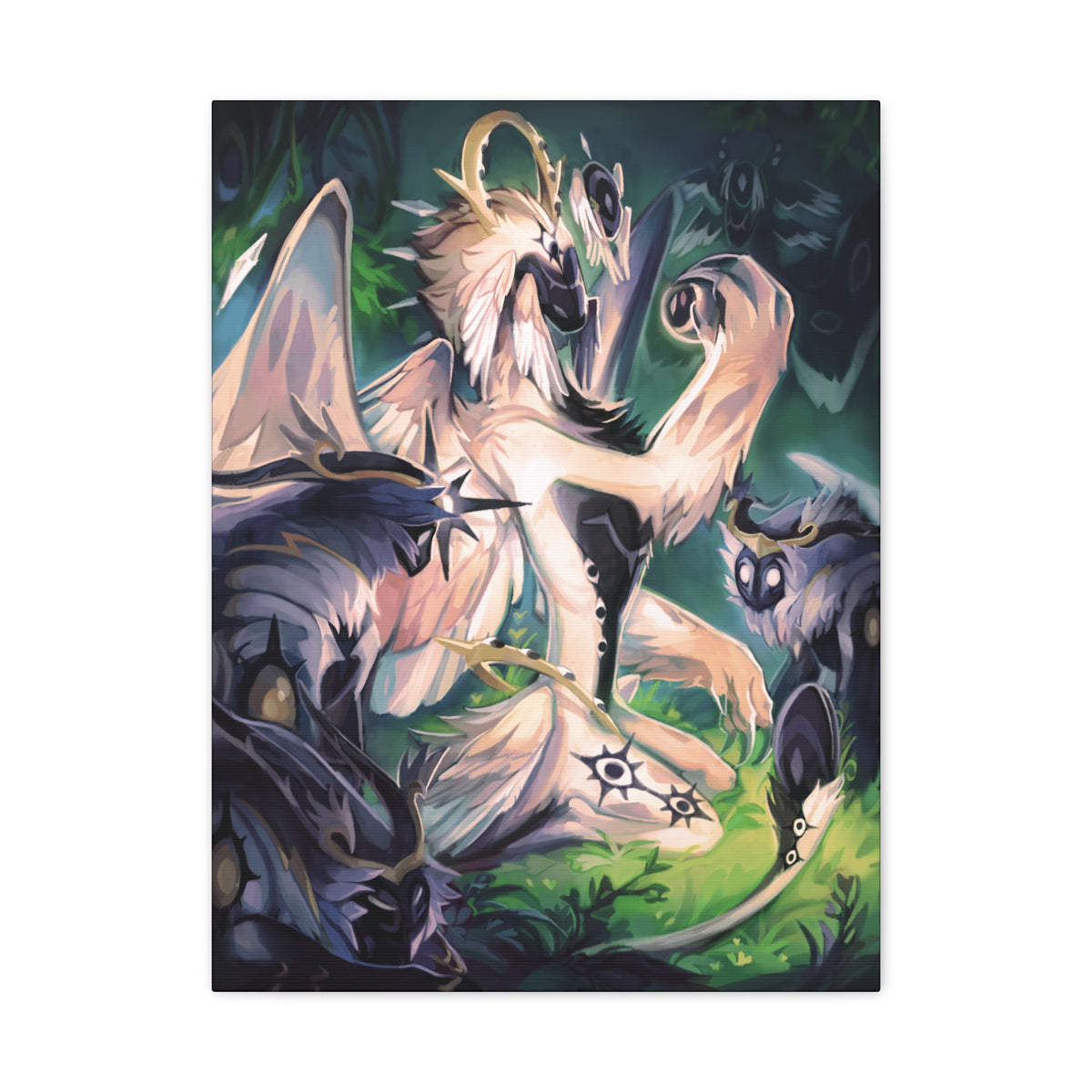 Angelic Warden Matte Canvas