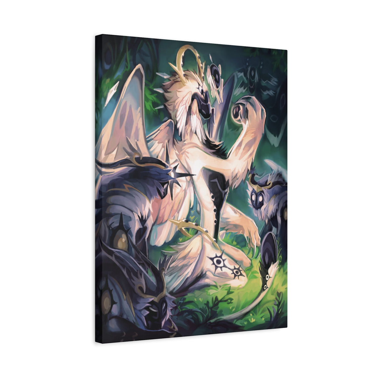 Angelic Warden Matte Canvas