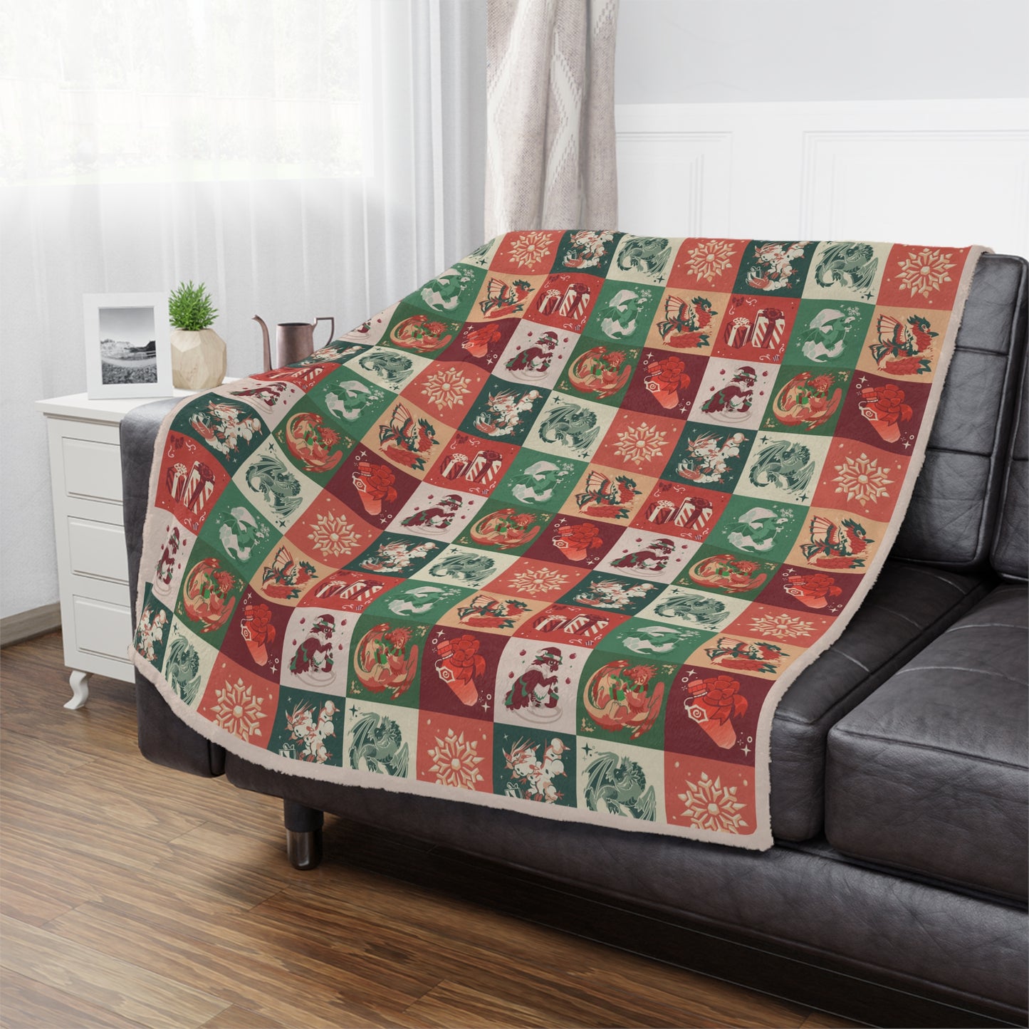Dragon Adventures Holiday Blanket