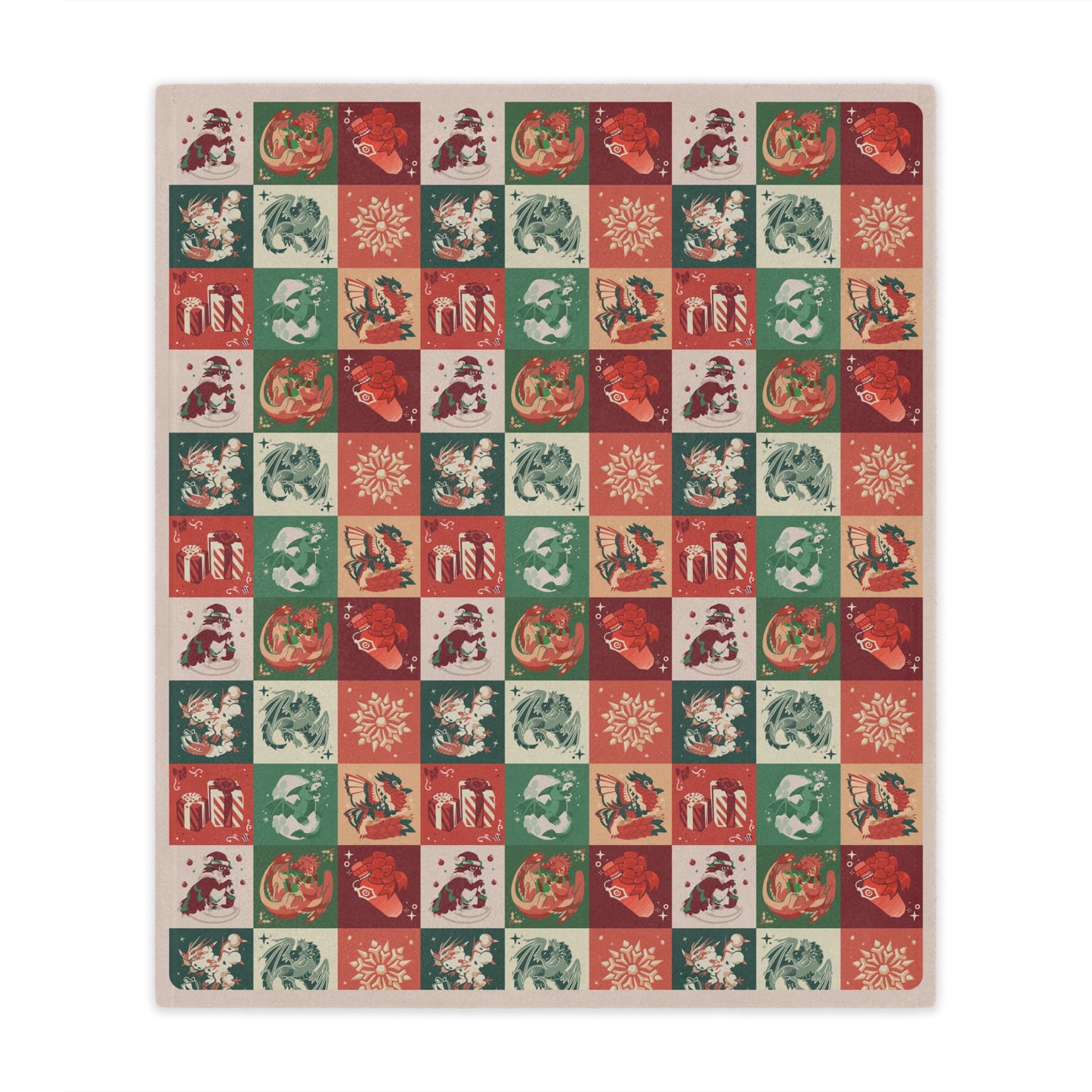 Dragon Adventures Holiday Blanket