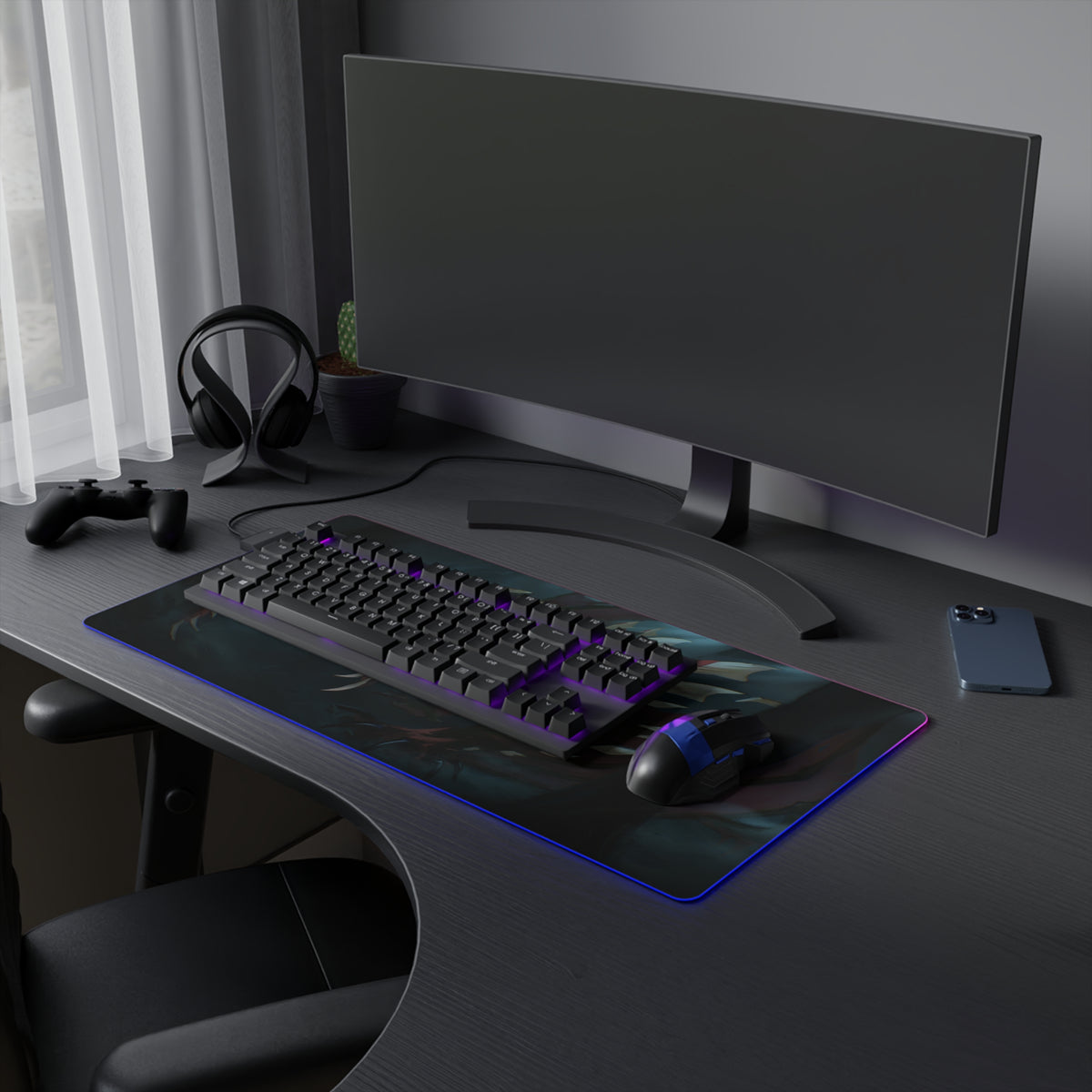 Salrahn RGB Desk Mat