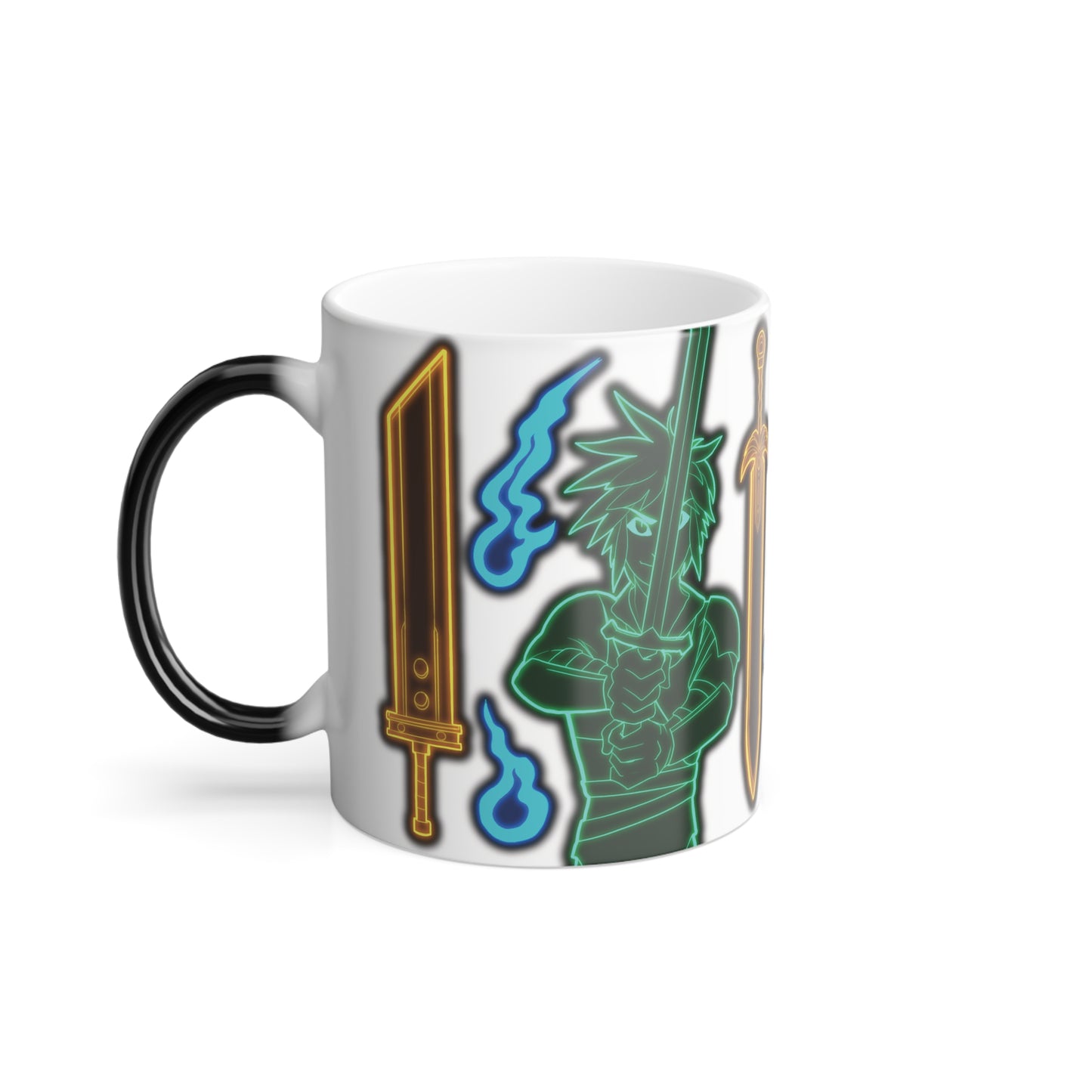 Neon Warriors Color Morphing Mug