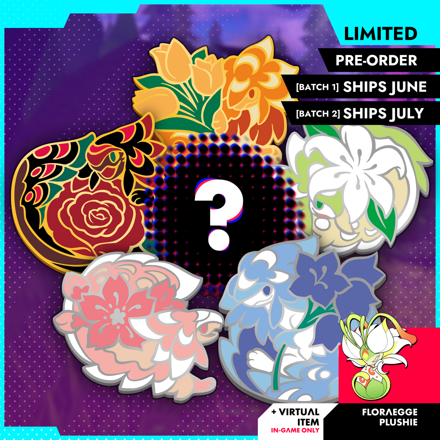 (PRE-ORDER BLINDBOX) Moonelle Gacha Pins