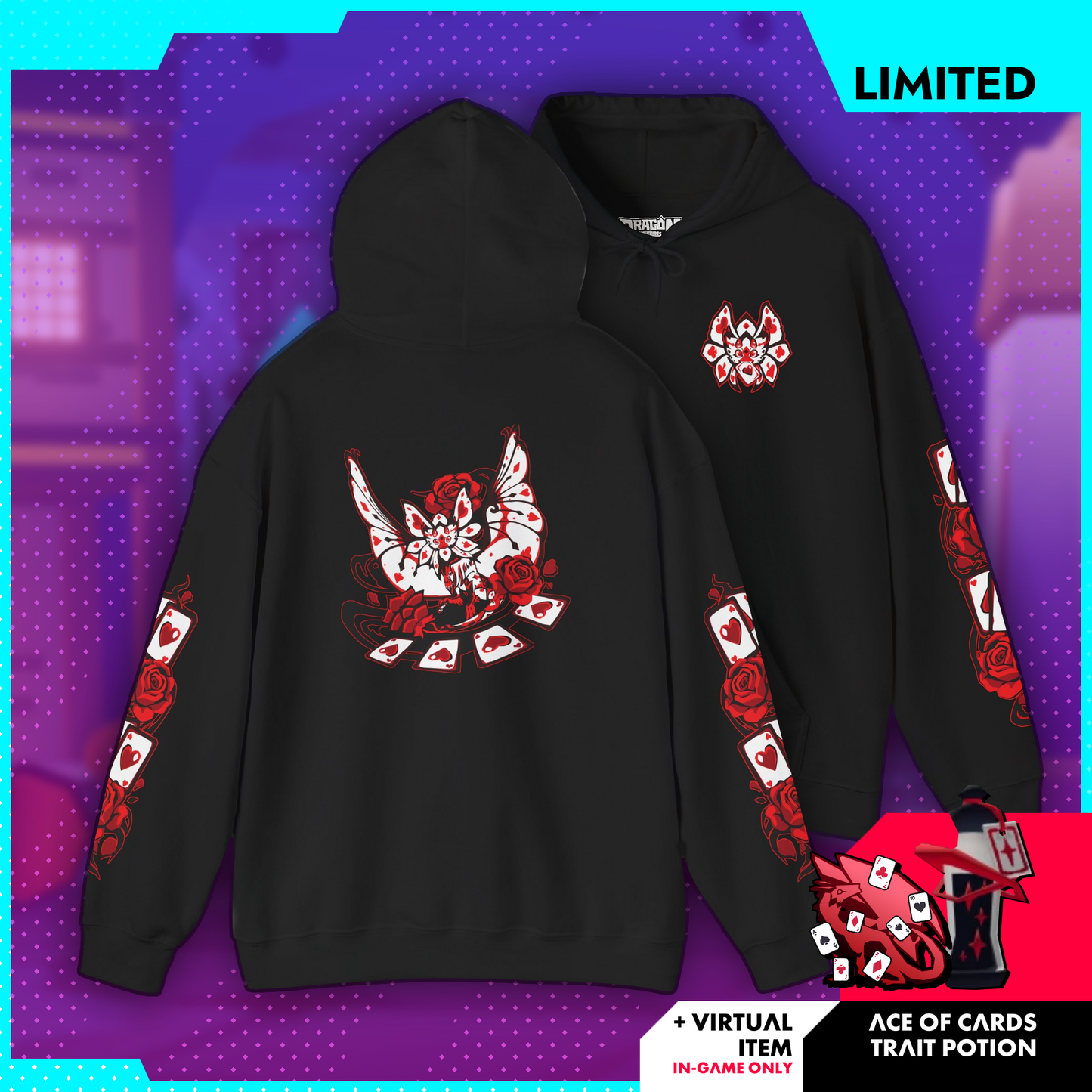 Ace of Tarotta Hoodie – Twin Atlas Official Store Ace of Tarotta Hoodie – Twin Atlas Official Store