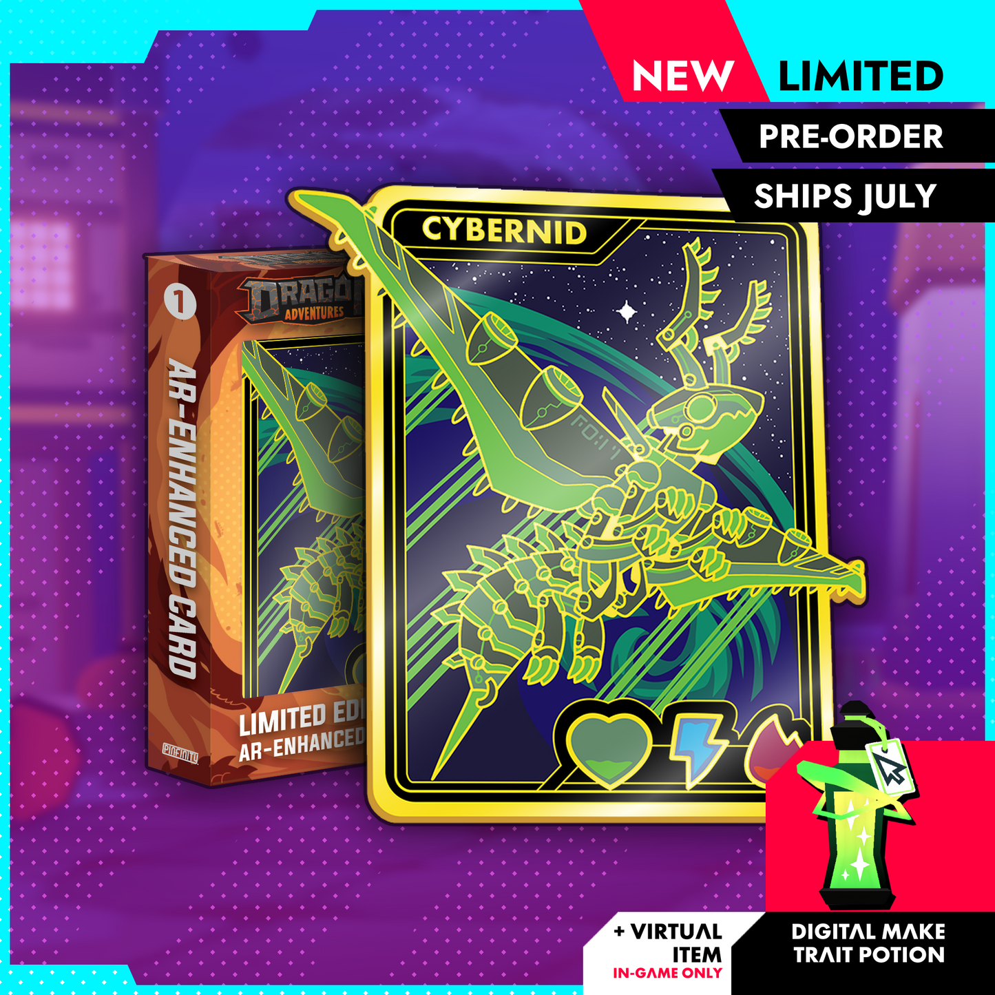 (Pre-Order) Cybernid Metal Card