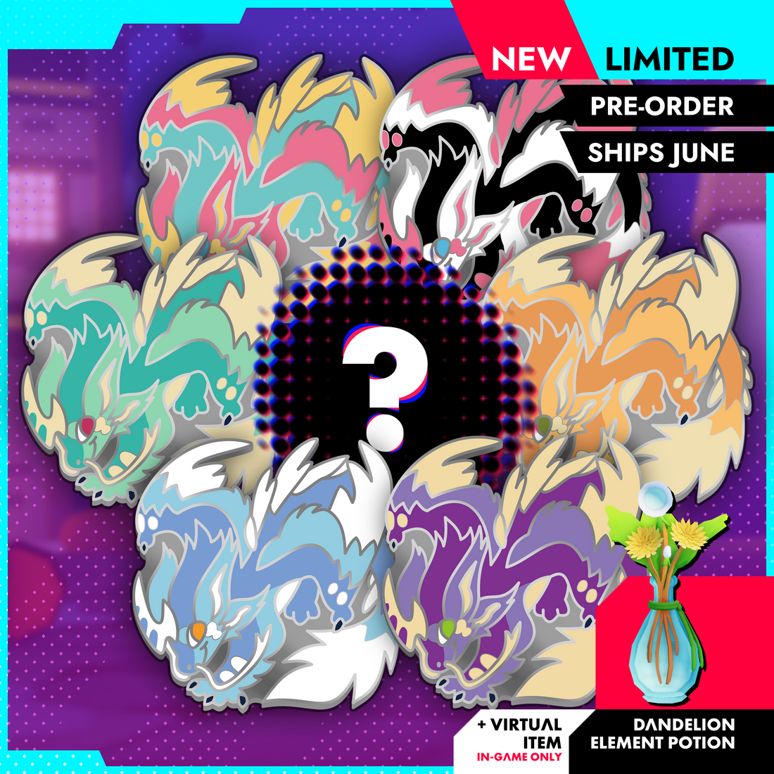 (PRE-ORDER BLINDBOX) Skyrix Color Shuffle Pins – Twin Atlas Official Store