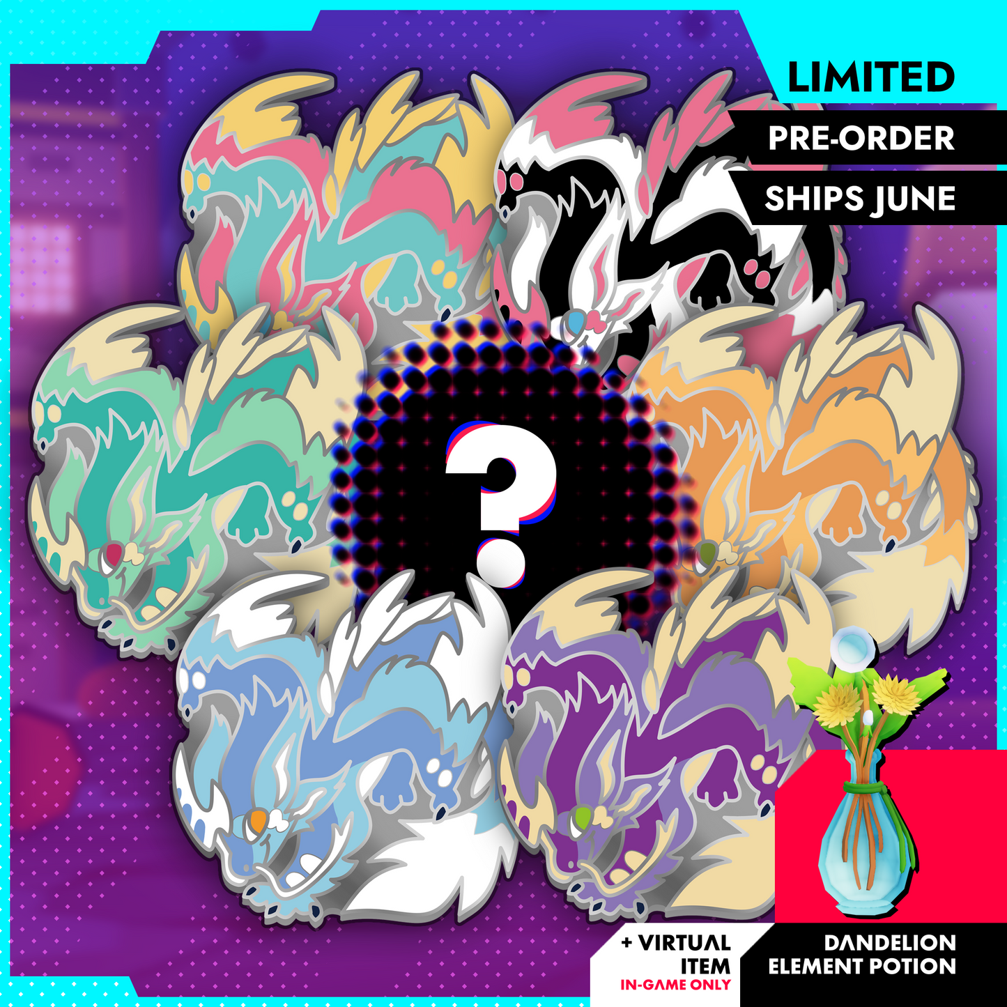 (PRE-ORDER BLINDBOX) Skyrix Color Shuffle Pins