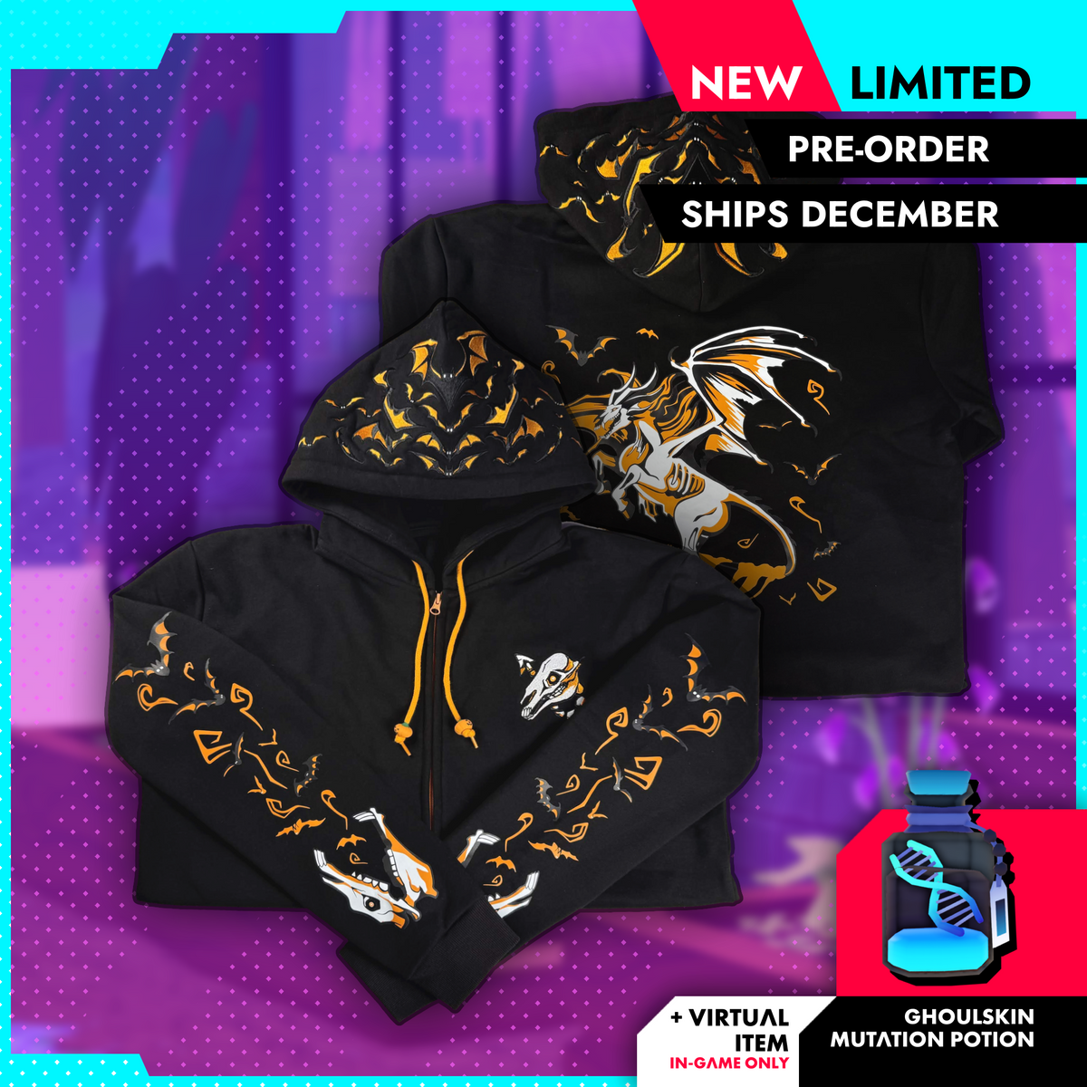 Ghoulsteed Embroidered Hoodie