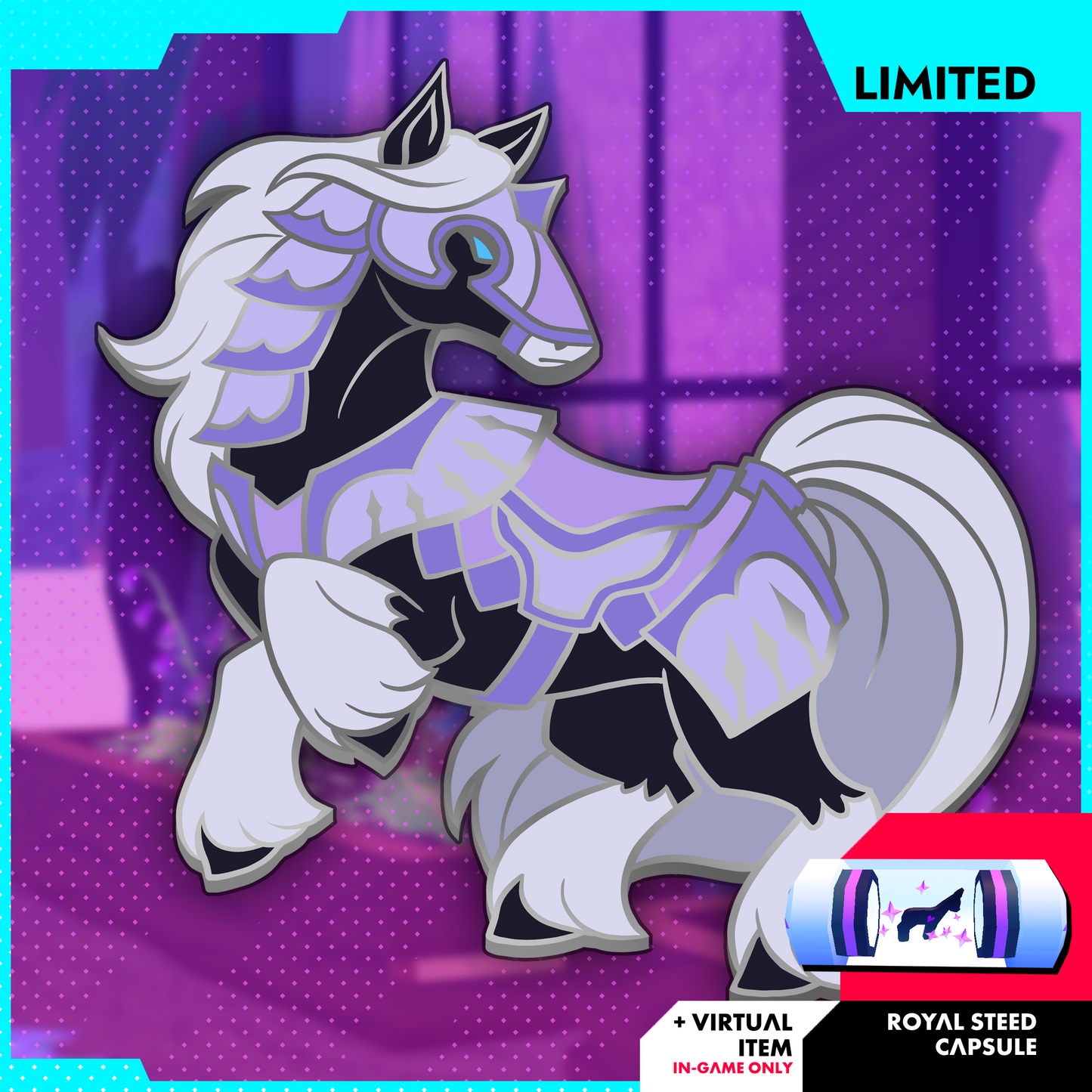 Armored Horse Pin