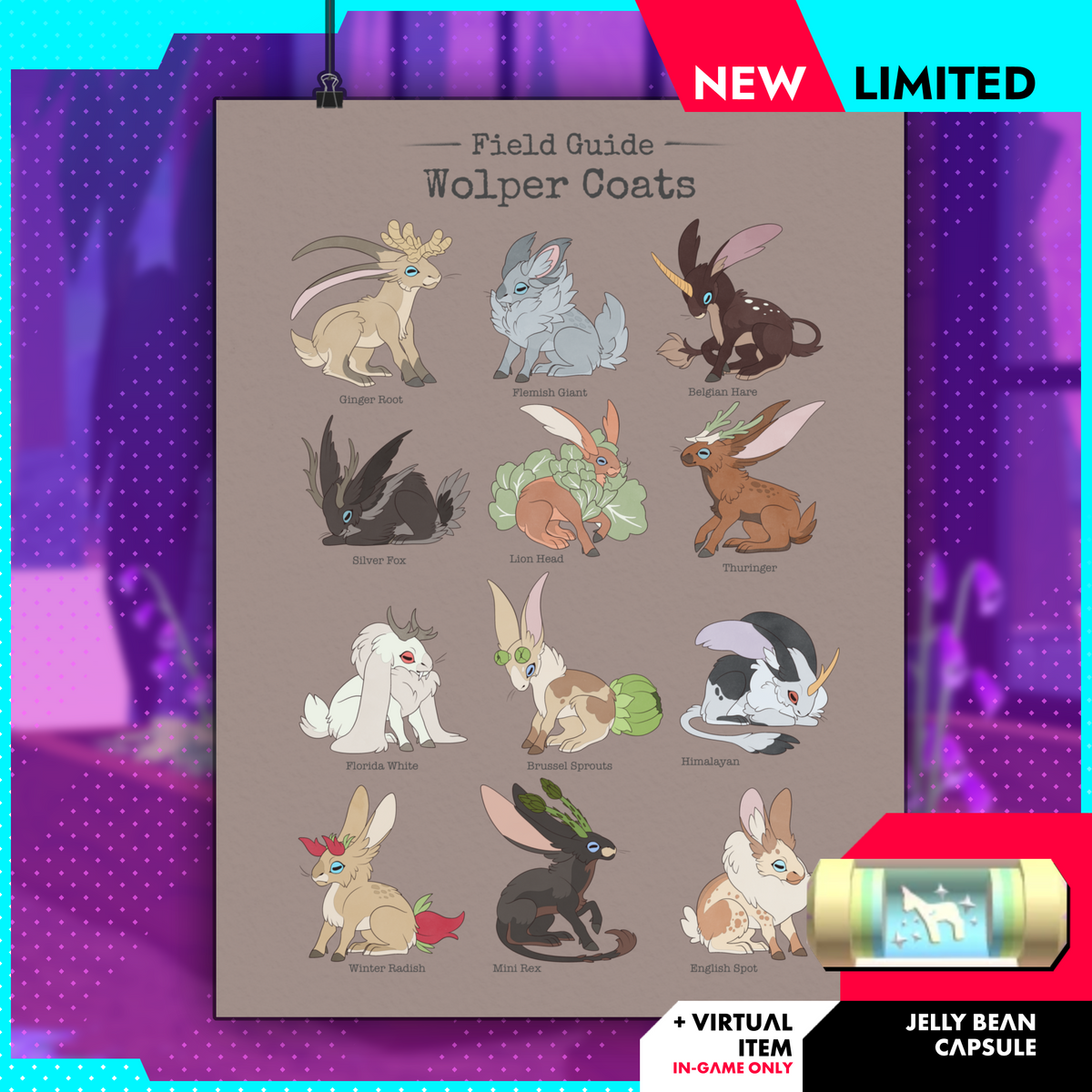 Wolper Field Guide Poster – Twin Atlas Official Store