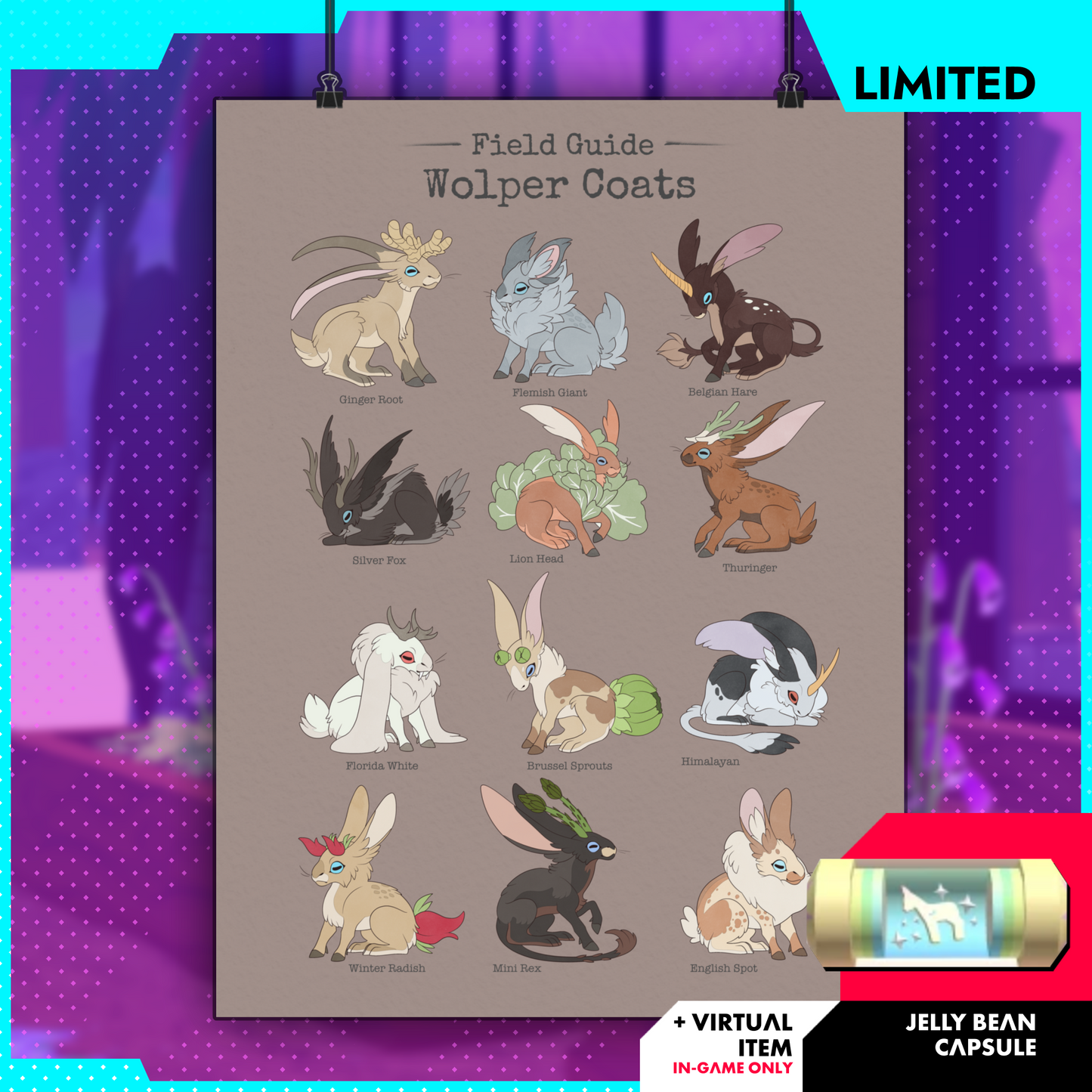 Wolper Field Guide Poster
