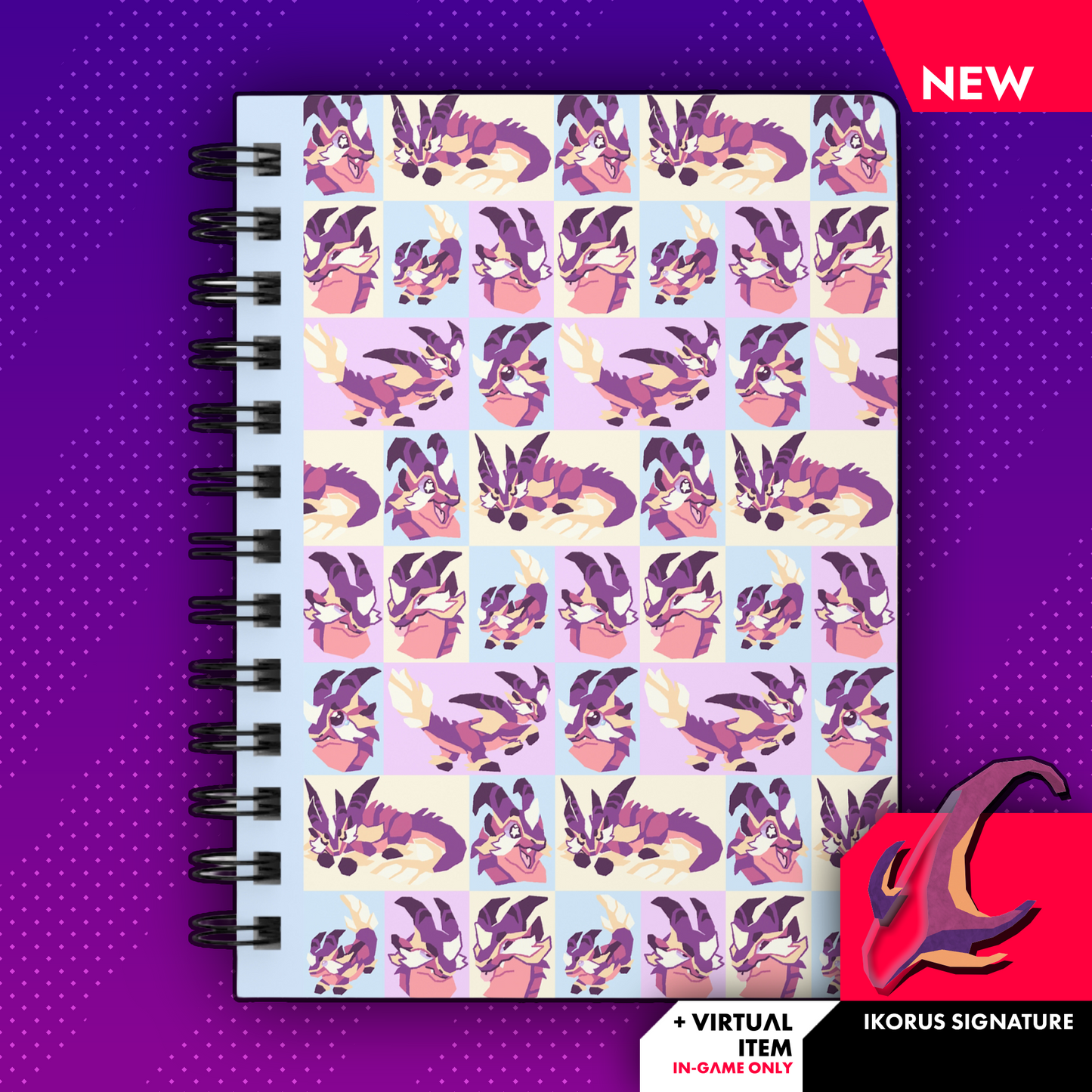 Ikoran Emotes Spiral Bound Journal
