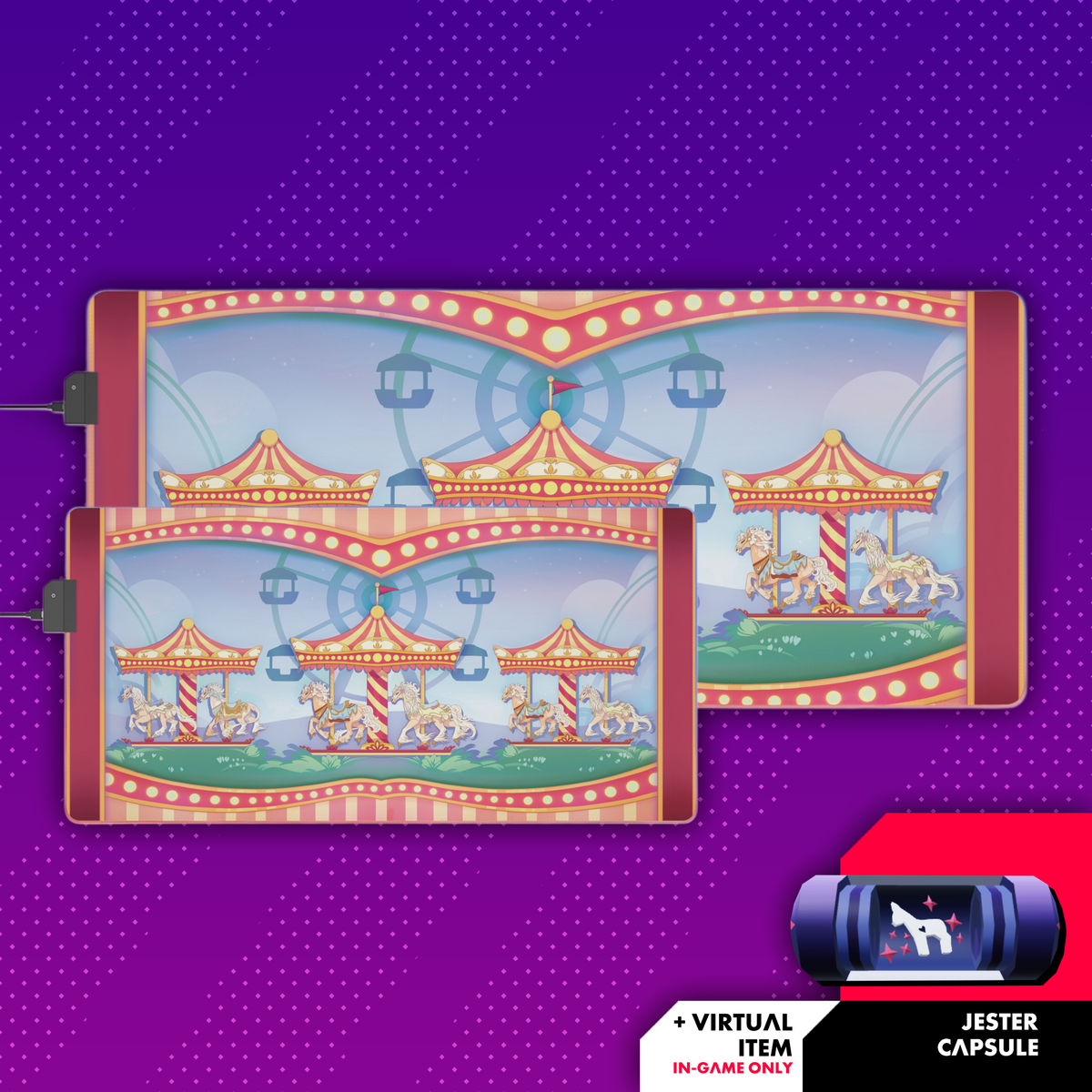 Carousel RGB Mouse Pad