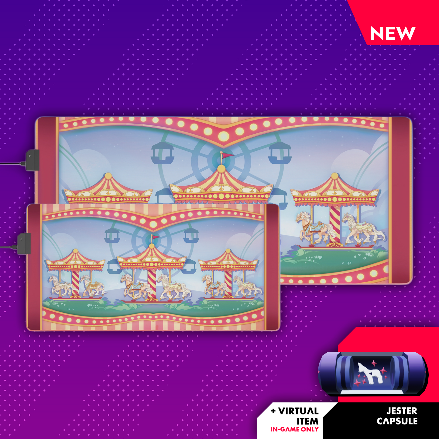 Carousel RGB Mouse Pad