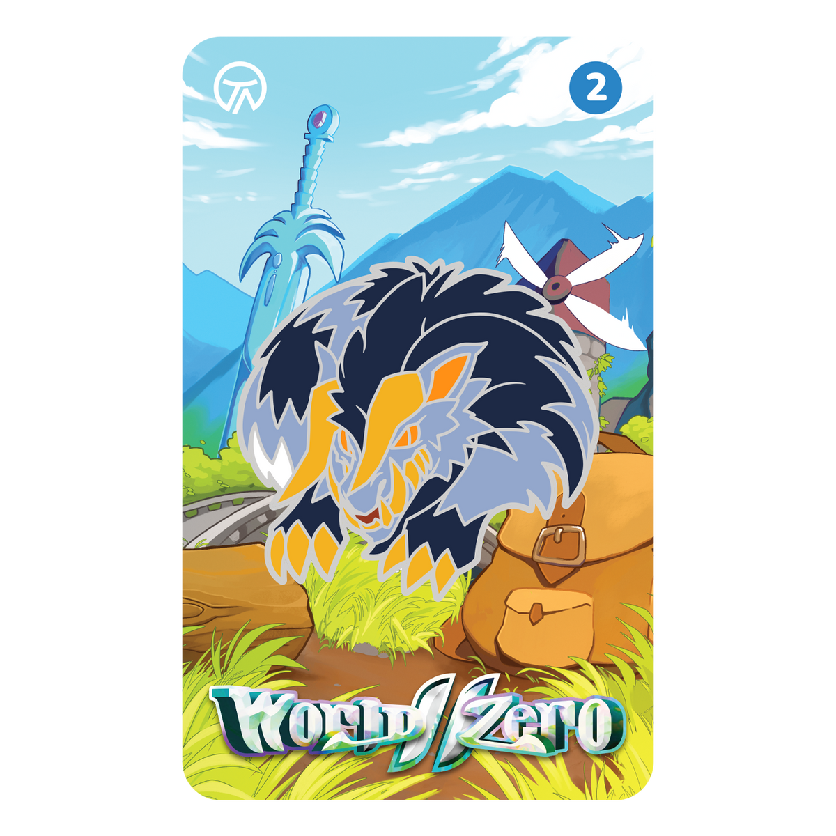 Beasts: Dire Boarwolf Pin