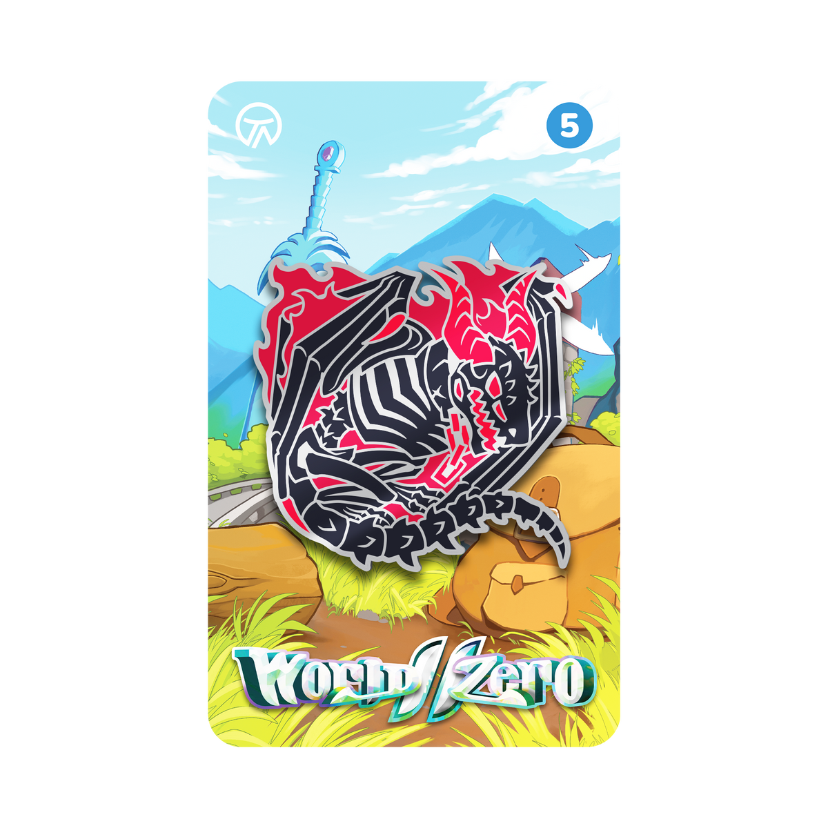 Beasts: Misery Dragon Pin