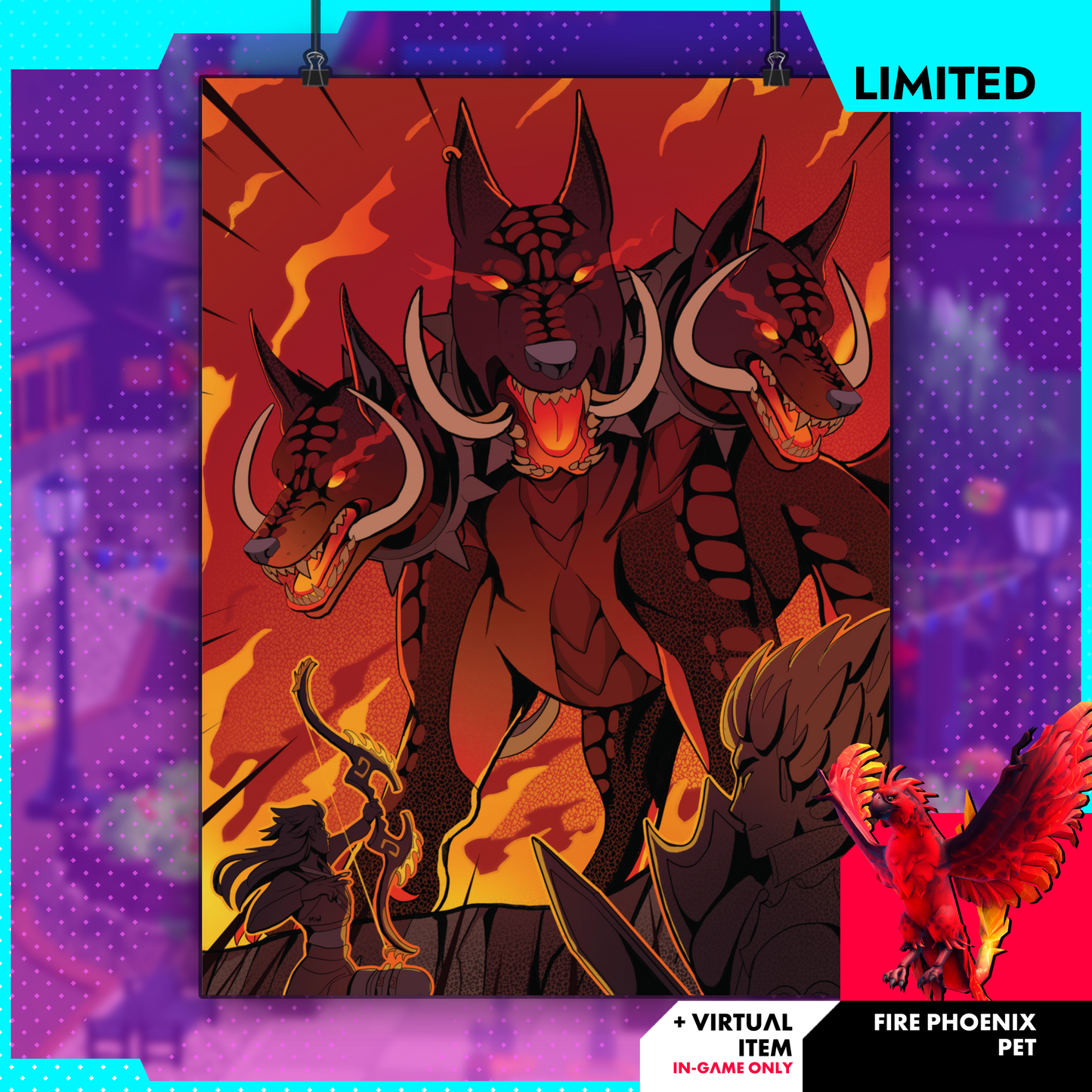 Cerberus Matte Poster
