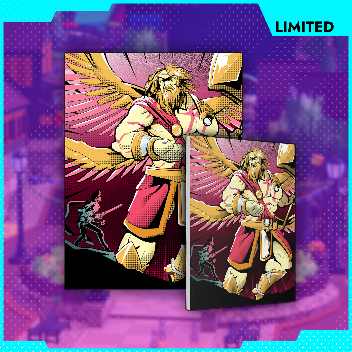 Cupid Boss Canvas Wall Art