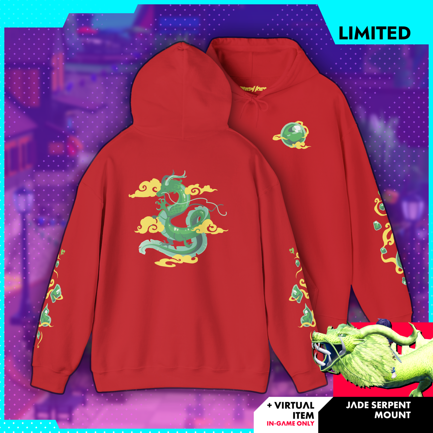 Jade Dragon Hoodie
