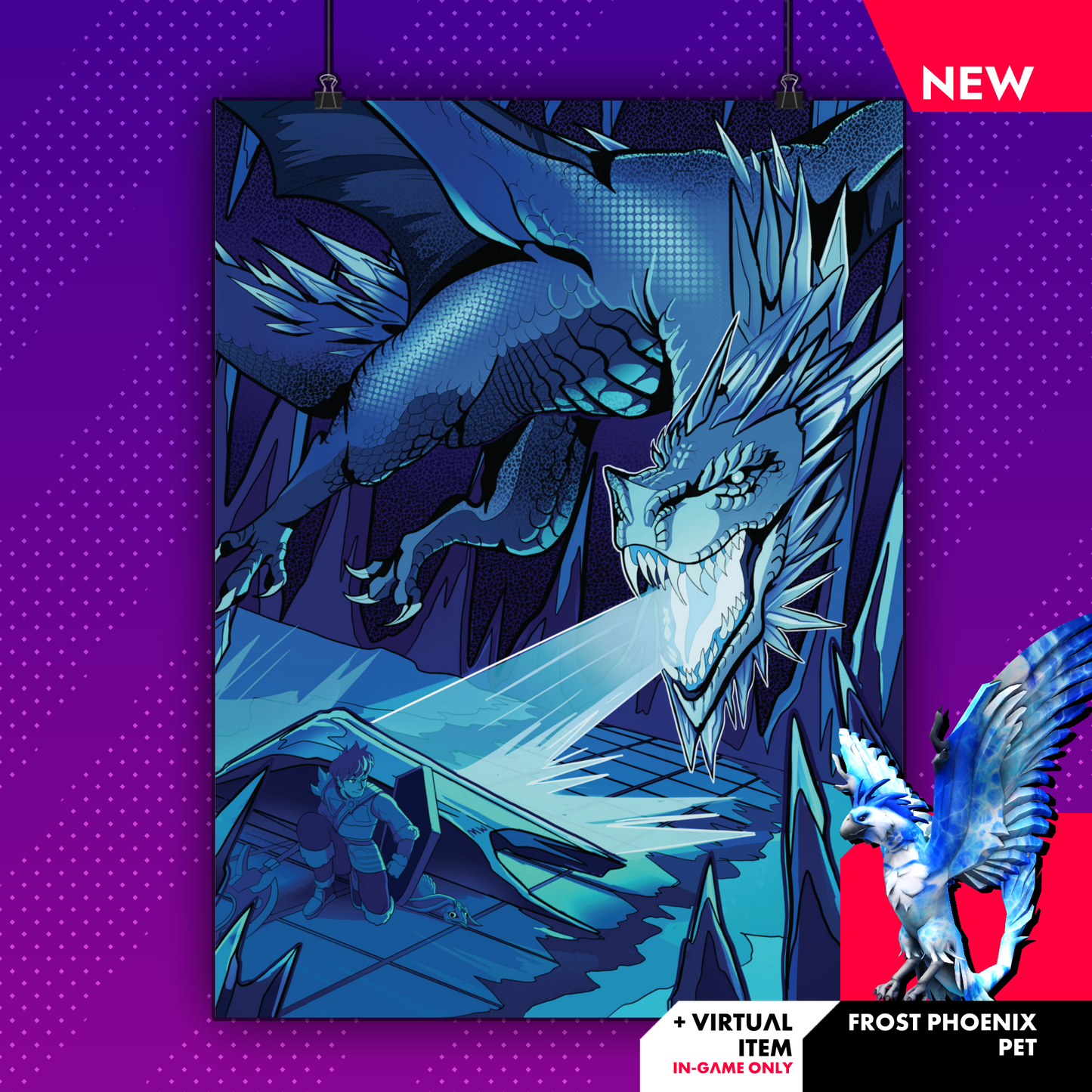Winterfall Matte Poster
