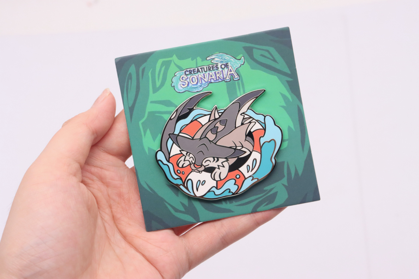 Meorlark Floatie Enamel Pin